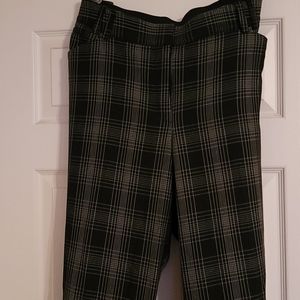 Lane Bryant Plaid Wide Leg Trouser Pant